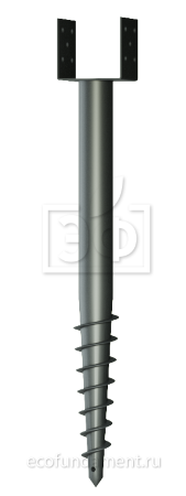 Винтовая свая. Грунт ГФ-021 - СВМ-U 57 (3) - 800